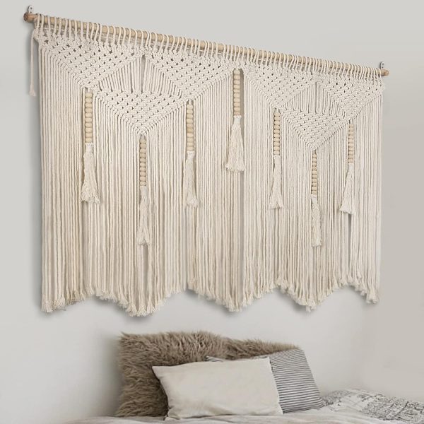 Large Cotton Tassel Wall Hanging Decor